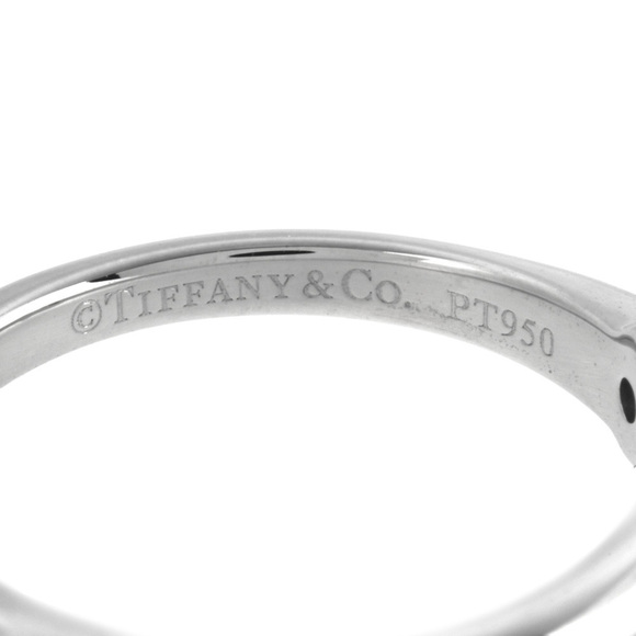 TIFFANY Silver Diamond Ring - Picture 5 of 9